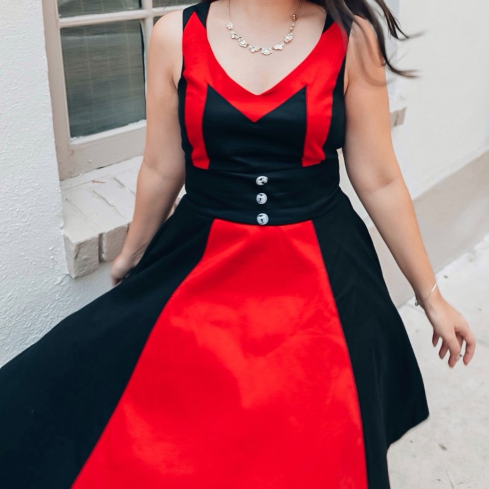 Her Universe Marvel WandaVision Scarlet Witch Dress - Picture 4 of 7